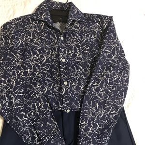 DKNY SHIRT & CALVIN KLEIN SLACKS.